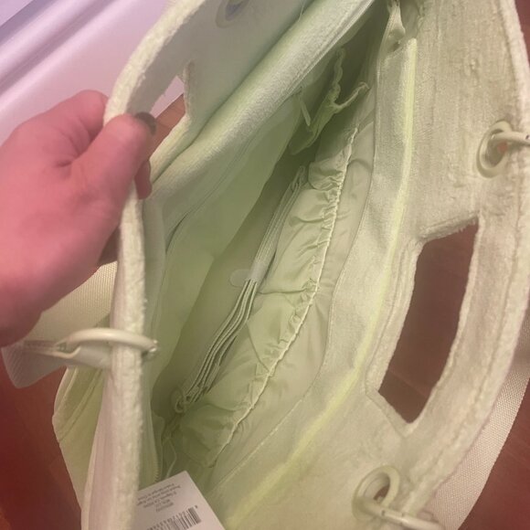 Beis Terry Tote in Citron, Brand New, Never Used - Picture 11 of 12